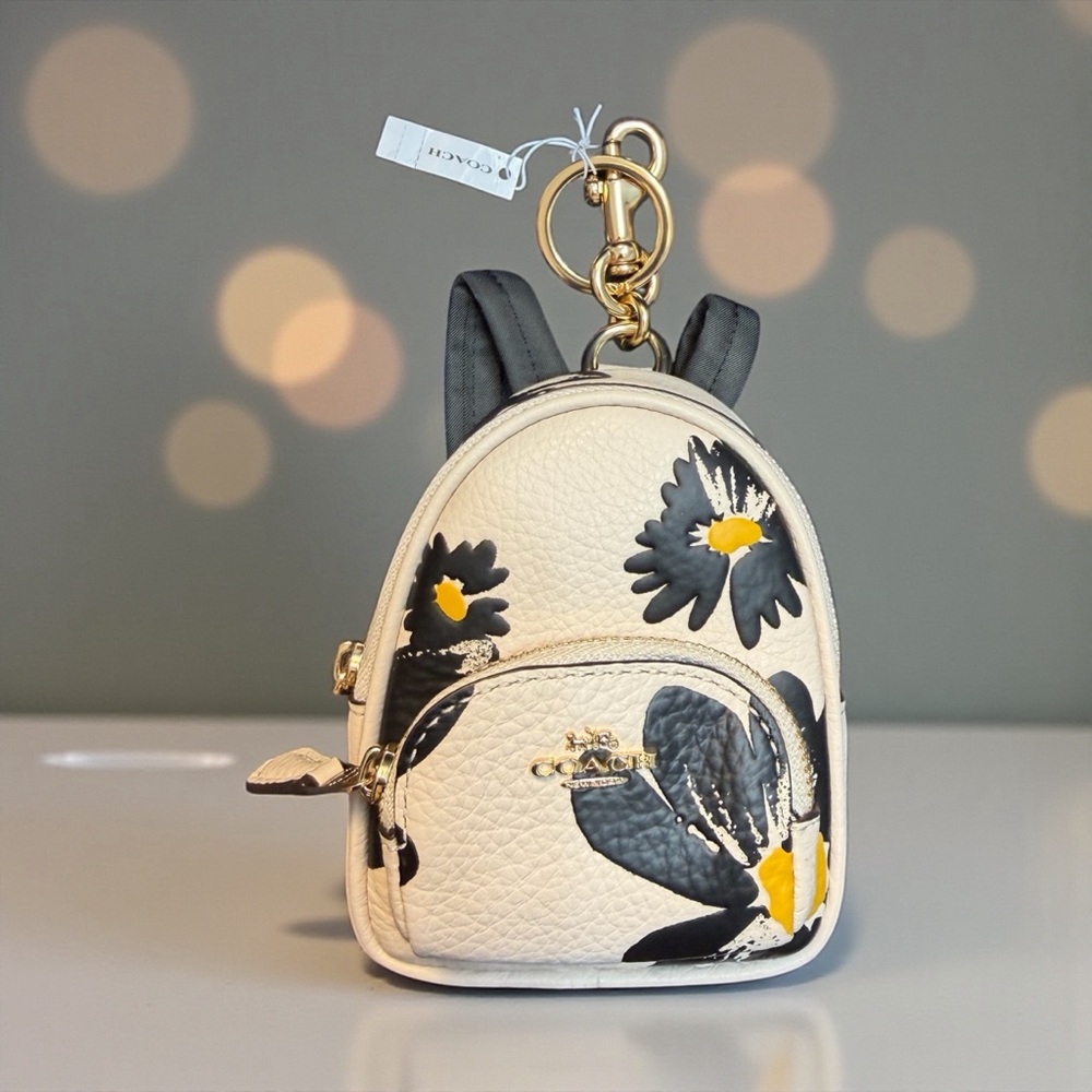Coach Mini Court Backpack Charm Key Chain NWT (A436)